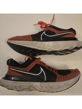 Nike React Infinity Run Flyknit 2 Mens Running Shoes Red CT2357-600 Size 12 US